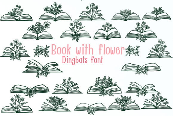 Book with Flower Font Review