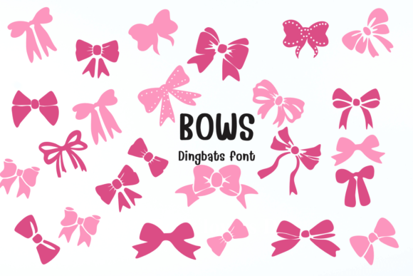 Bows: A Cute Font for Creative Campaigns