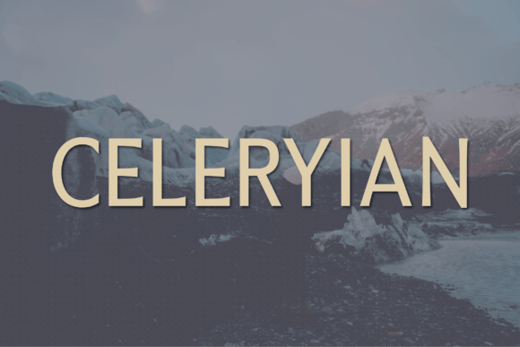 Celeryian: A Modern Sans Serif Font