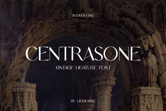 Centrasone: The Elegant Serif Font for Crafters and Makers