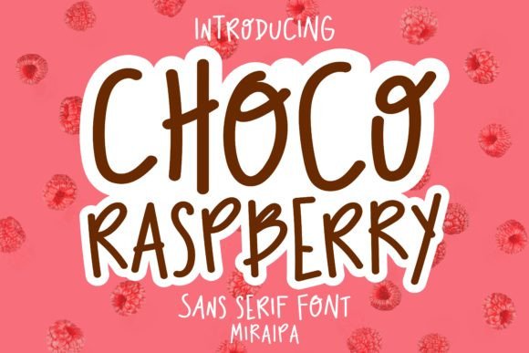 Choco Raspberry Font: Whimsical & Practical