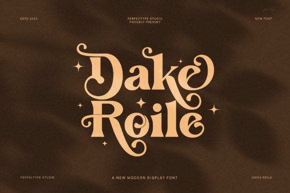 Dake Roile: A Serif Font Built for Handmade Product Design