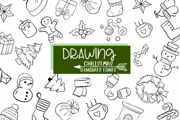 Drawing Christmas: A Playful Typeface for Editorial Design