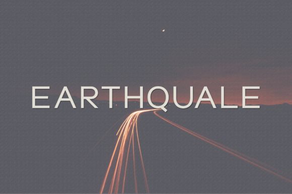 Earthquale: A Sans Serif Typeface Built for Editorial Presence