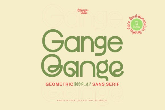 Gange Font Review: A Geometric Display Sans Serif for Campaign Design