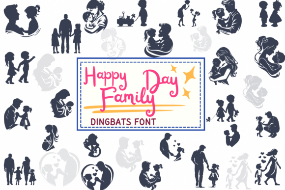 Happy Family Day: A Sketch-Style Font for Makers and Sellers
