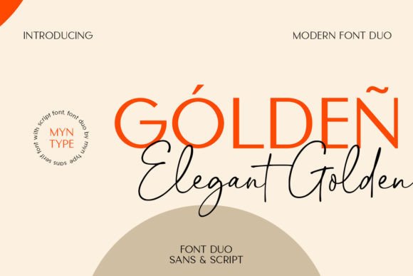 How Elegant Golden - Duo Brings Warmth to Editorial Design