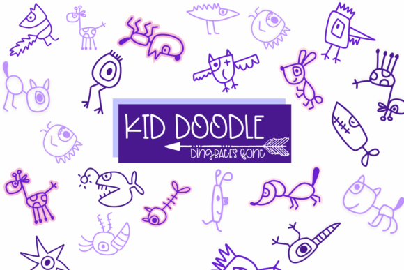 Kid Doodle: A Playful Font for Creative Projects