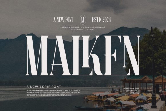 Malken: The Serif Font That Sharpens Your Campaign Message