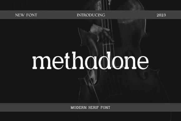 Methadone: A Modern Serif Font for Campaign Design