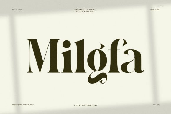 Milgfa: A Ligature Serif Typeface for Editorial Storytelling