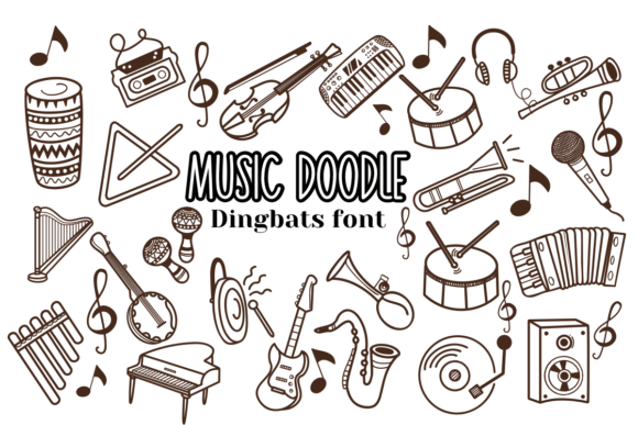 Music Doodle: A Playful Font That Brings Your Brand to Life