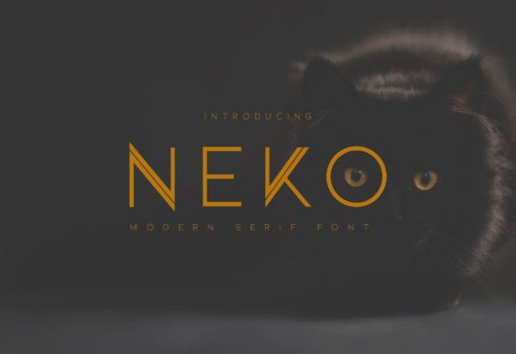 Neko Font: A Bold Serif for Web Designers