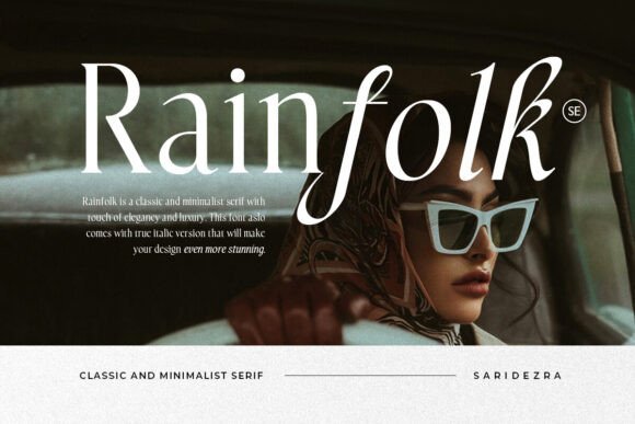 Rainfolk: A Minimalist Serif Font for Polished Branding