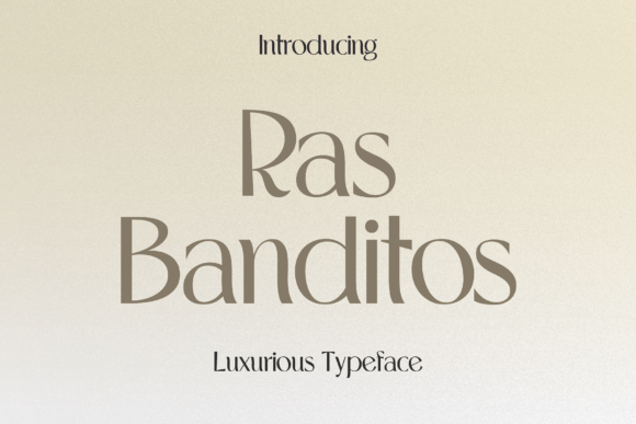 Ras Banditos: A Serif Font That Feels Right at Home on the Web