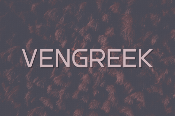 Vengreek: A Modern Typeface for Elegant Design