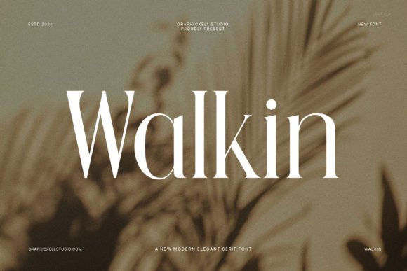 Walkin Review: How This Ligature Serif Elevates Campaign Visuals