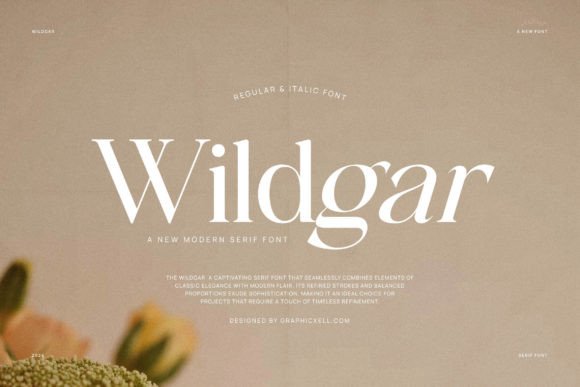 Wildgar: A Serif Font for Impactful Campaigns
